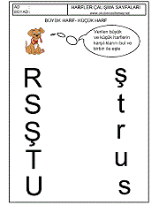 büyük ve küçük harfleri eşleştirme çalışmaları